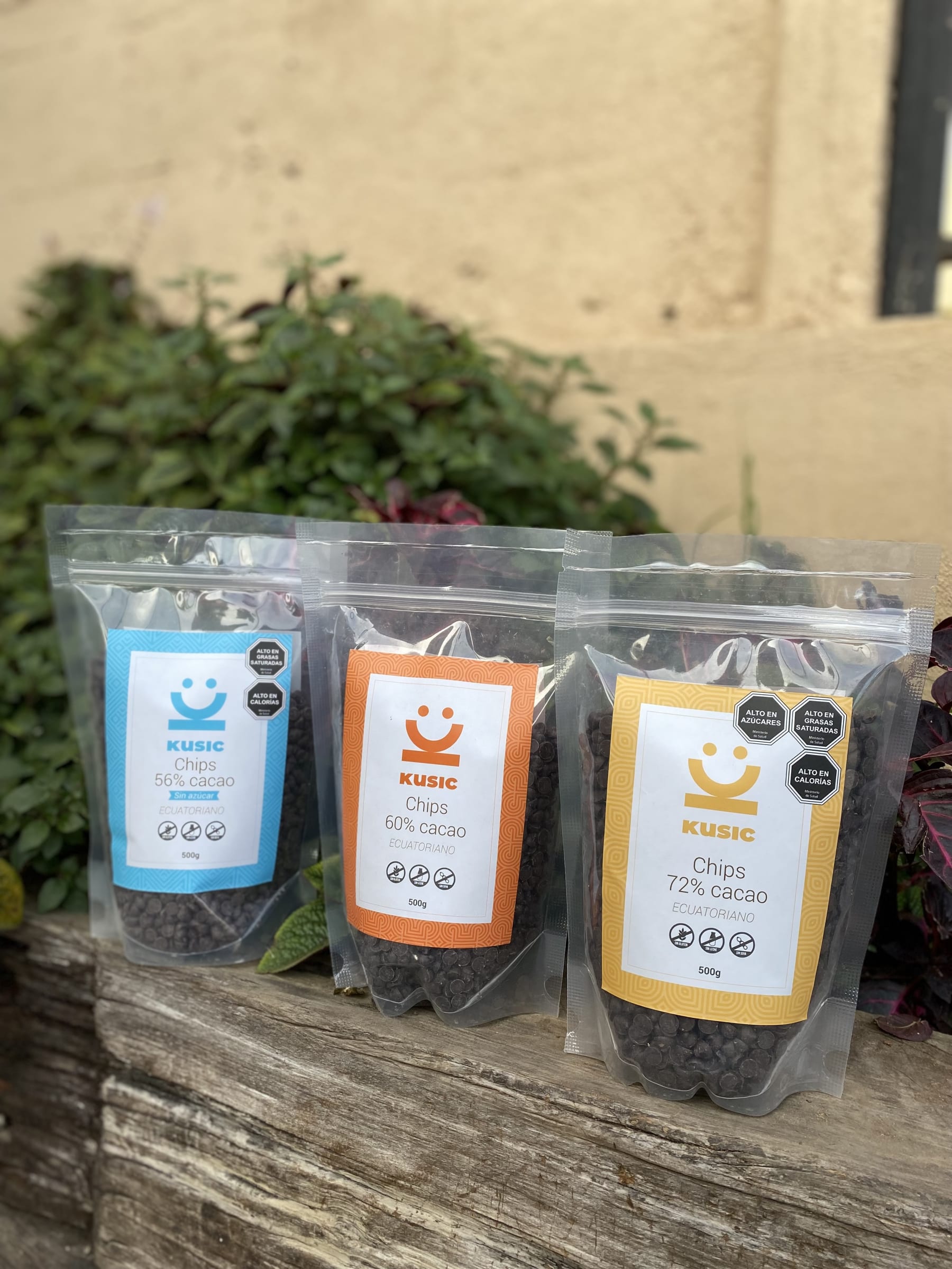 Chips de Cacao 60% Kusic