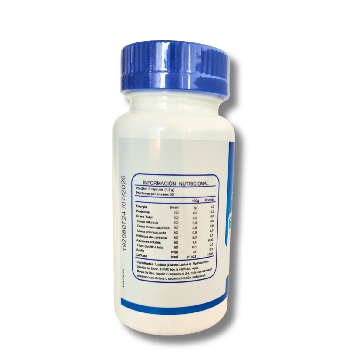 Lactasa Enzima 500 mg 60 cap ( 1 mes) FNL