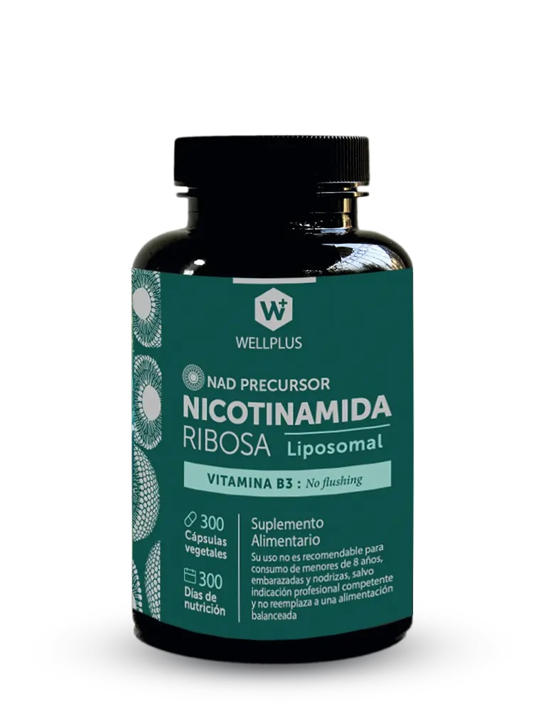 NAD+ Precursor Nicotinamida Ribosa Liposomal (300Cap) Wellplus
