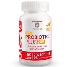 Probiotico Plus 20B Wellplus 60 cápsulas