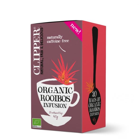 Organic Rooibos Infusion Clipper 20 Bolsitas