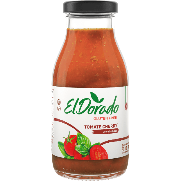 Salsa Tomate Cherry - Albahaca El Dorado 260 gramos
