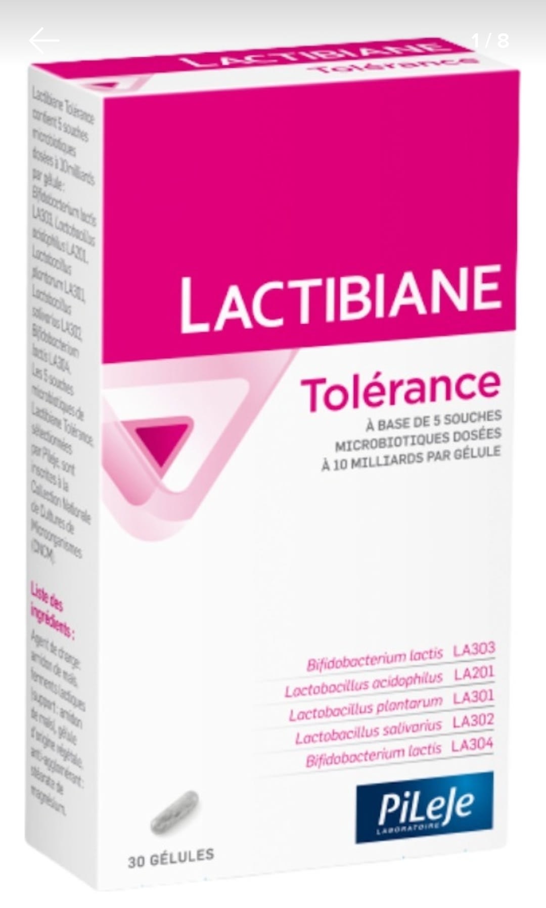 Lactibiane Tolerance