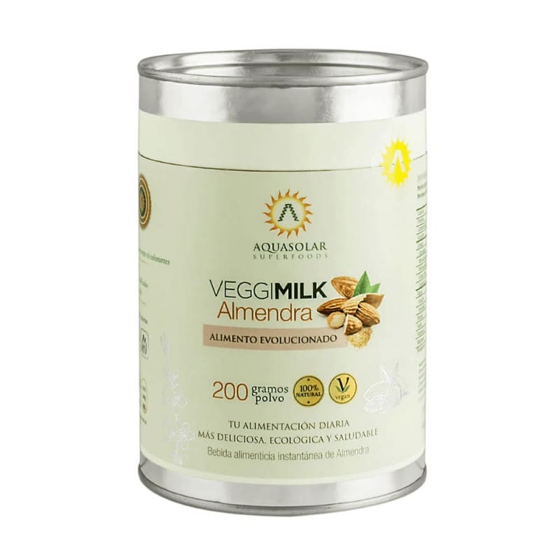 Bebida Vegetal Vegana VeggiMilk Coco Aquasolar 200 Gr