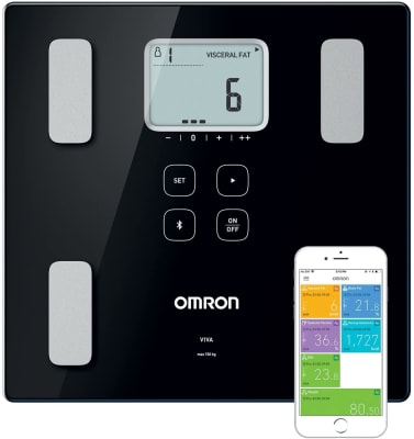 BALANZA DE CONTROL CORPORAL OMRON HBF222BT - TECNOLOGÍA DE PUNTA