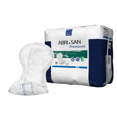 APÓSITOS ANATÓMICOS ELASTICADOS ABRISAN 10 - UNO PARA TODA LA NOCHE