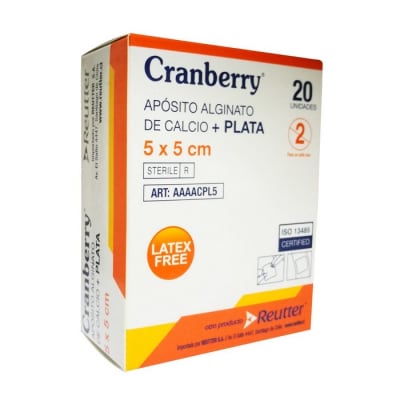 PACK 2 UN. APÓSITO ALGINATO DE CALCIO + PLATA