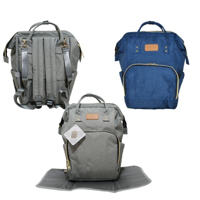 MOCHILA PARA MAMÁ DE LUJO - AZUL