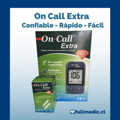 GLUCÓMETRO ON CALL EXTRA - ACON LAB. USA