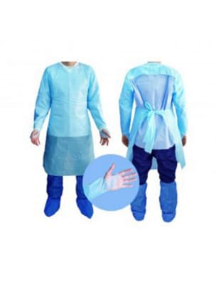 PECHERA CON OJAL Y AMARRA CINTURA CELESTE