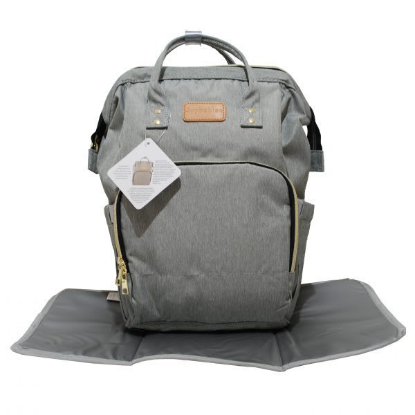 MOCHILA PARA MAMÁ DE LUJO - GRIS2