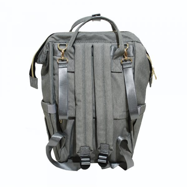 MOCHILA PARA MAMÁ DE LUJO - GRIS1