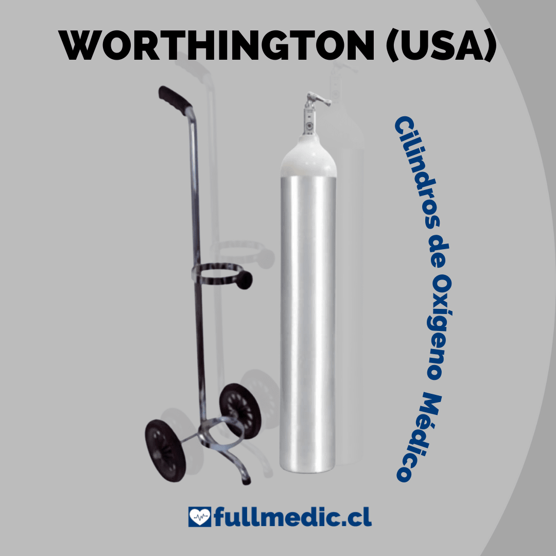 CILINDROS OXÍGENO MÉDICO WORTHINGTON 685 Y 168 Lts.3