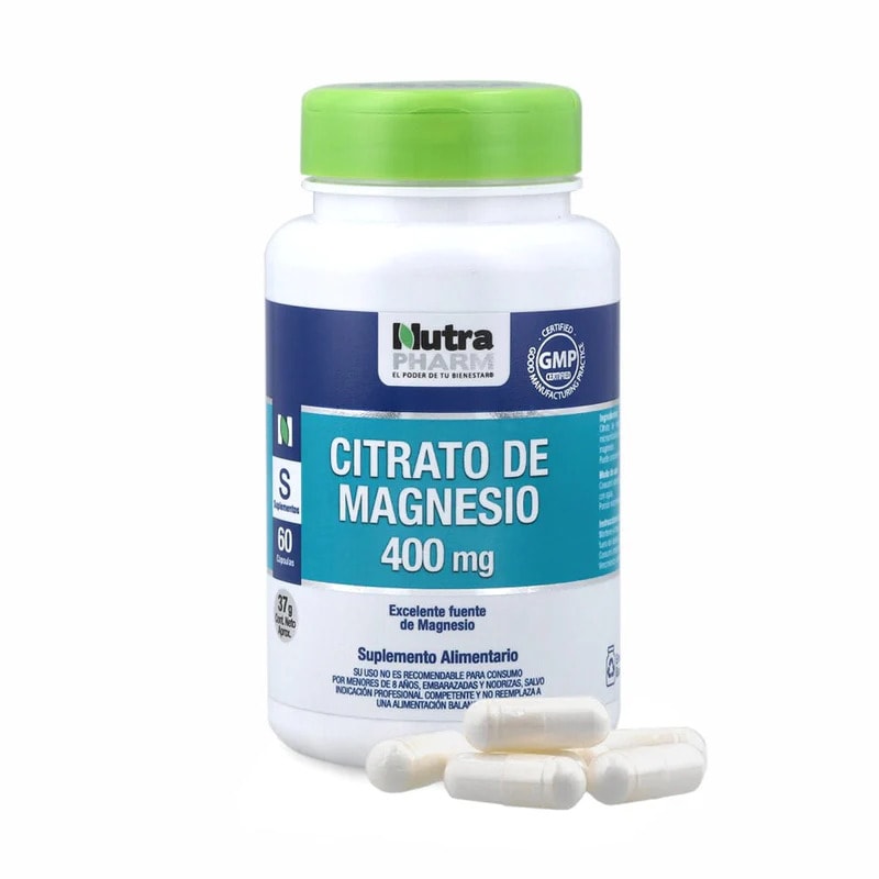 CITRATO DE MAGNESIO 400 mg NUTRAPHARM2