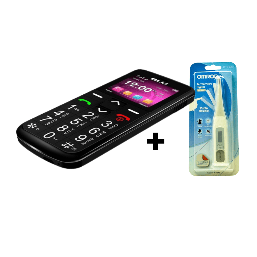 PACK CELULAR BLU JOY 3G y TERMOM. OMRON1