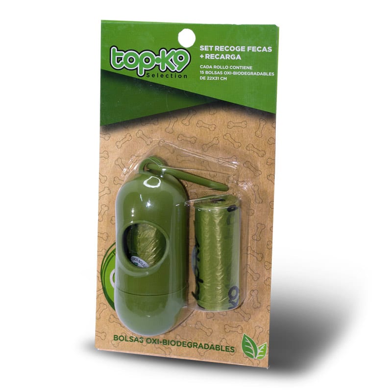 RECOGEDOR DE FECAS TOP K9 + RECARGA1