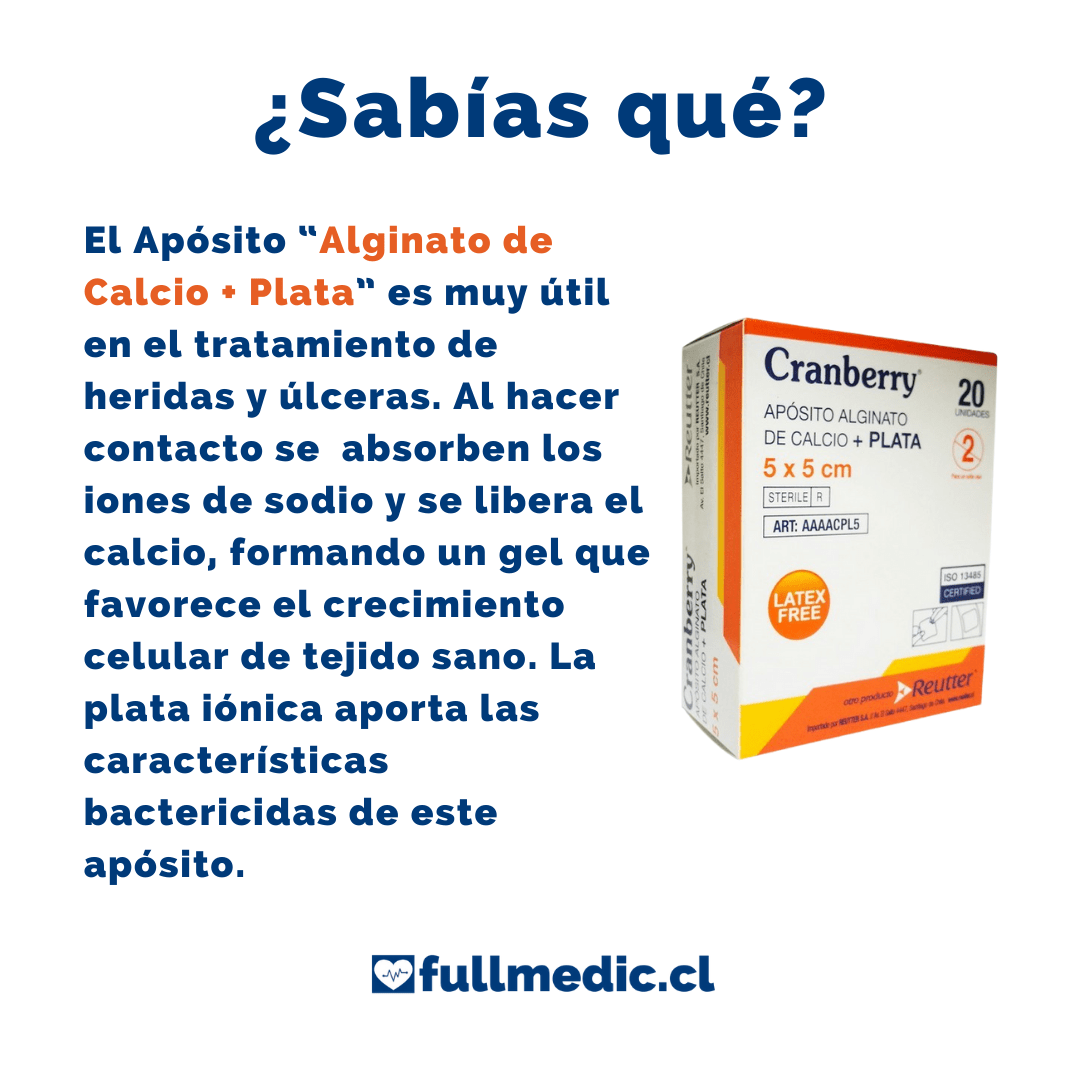 PACK 2 UN. APÓSITO ALGINATO DE CALCIO + PLATA2