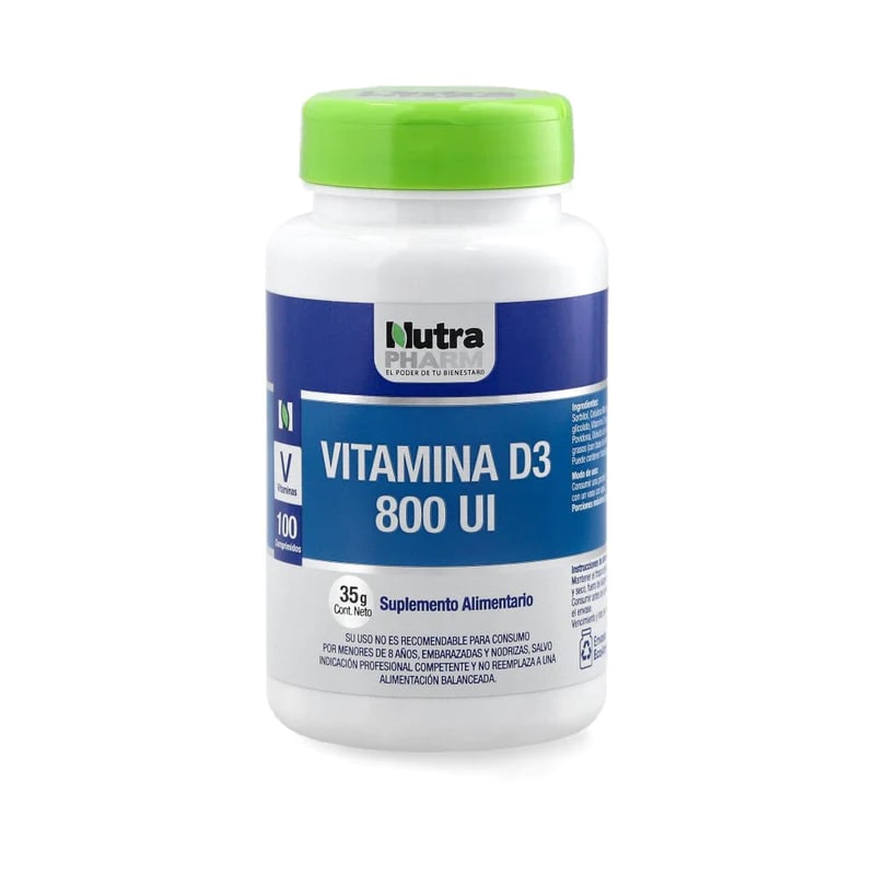 VITAMINA D3 800 UI NUTRAPHARM2