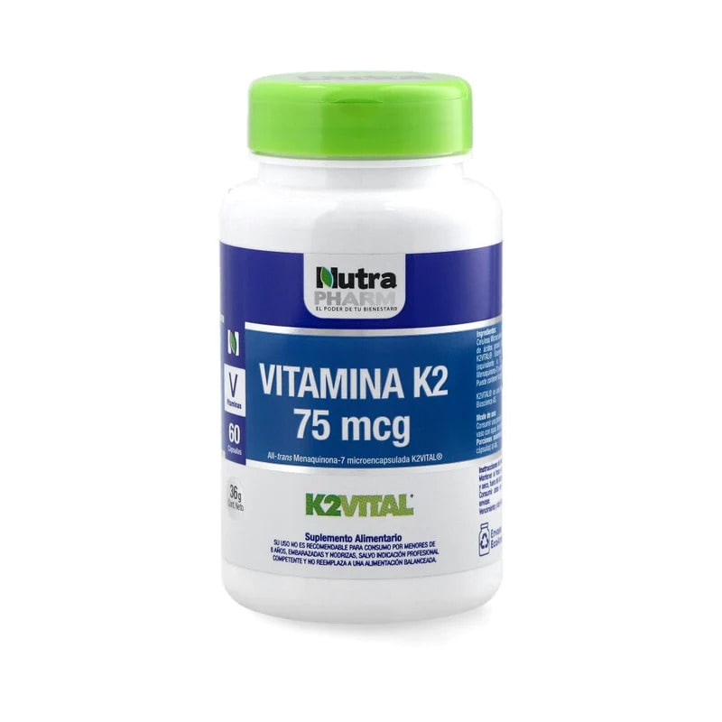 VITAMINA K2 75 mcg NUTRAPHARM1