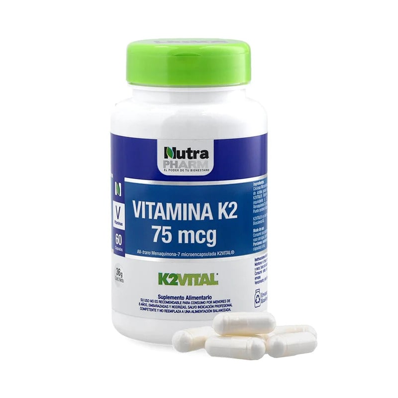 VITAMINA K2 75 mcg NUTRAPHARM2