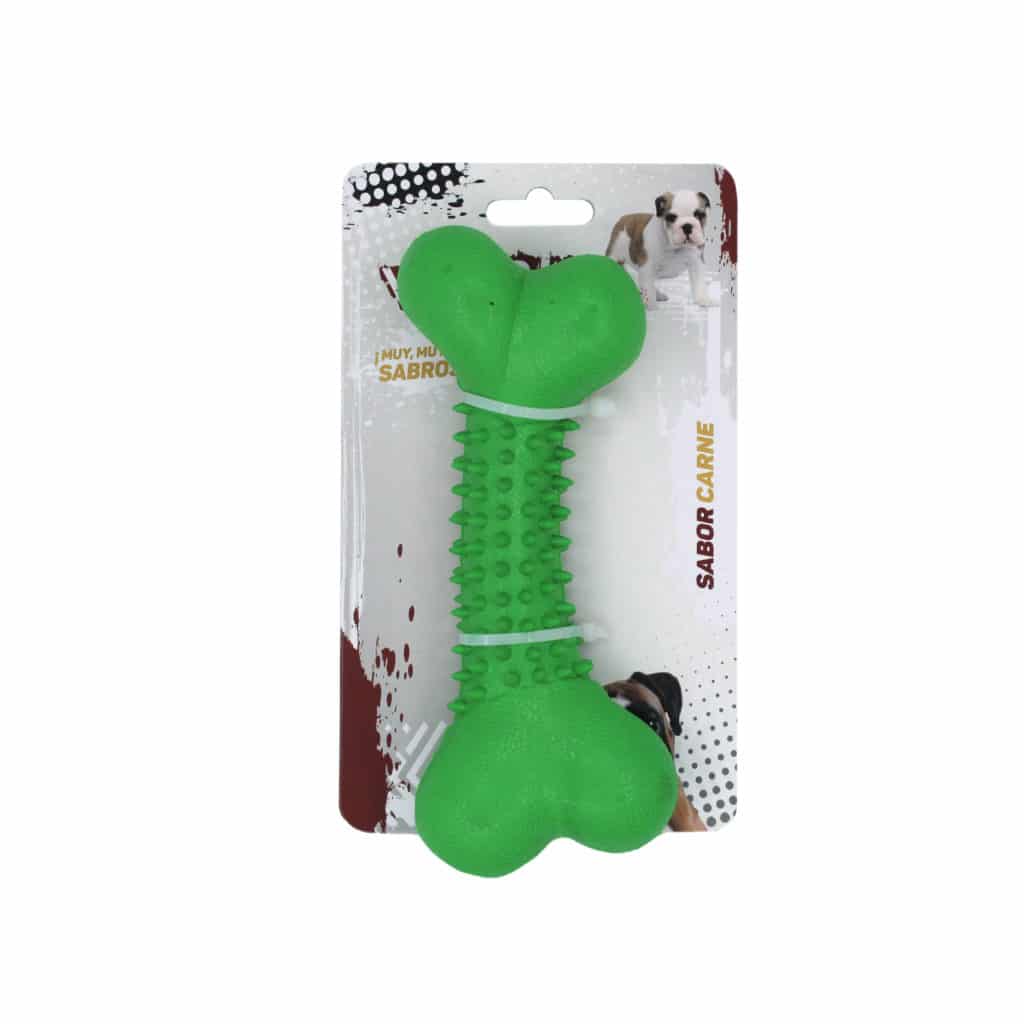 JUGUETE PARA PERROS FORMA DE HUESO CON PUAS WARRIOR1