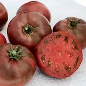 Sobre Semillas Tomate Antiguo Orgánico # 08 Carbon 15 Semillas
