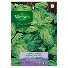 Sobre Semillas Vilmorin Albahaca Hoja de Lechuga