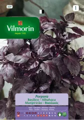 Sobre Semillas Vilmorin Albahaca Morada - Purpura