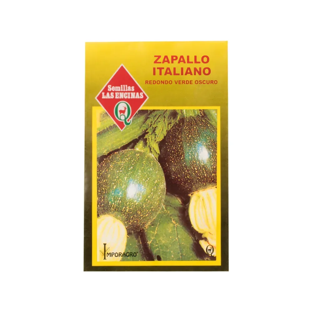 Semillas Sobre Las Encinas zapallo italiano redondo verde oscuro1