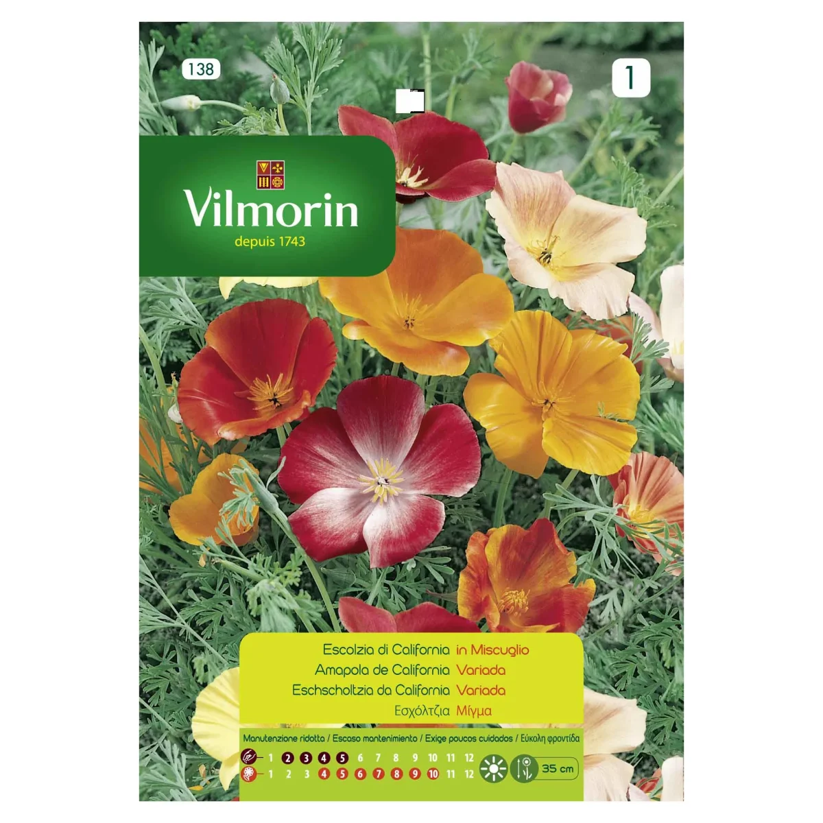 Sobre Semillas Vilmorin Amapola California1