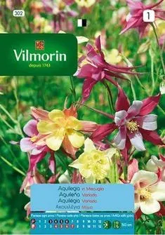 Sobre Semillas Vilmorin Flores Aquilegia Variada1