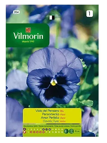 Sobre Semillas Vilmorin Flores Pensamiento Azul1