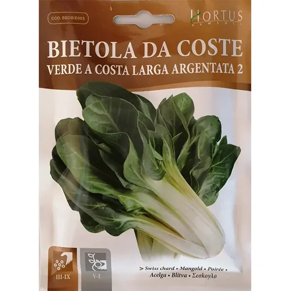 Sobre Semillas Ortovivo Acelga Verde a costa larga Argentata 2 Hortus1