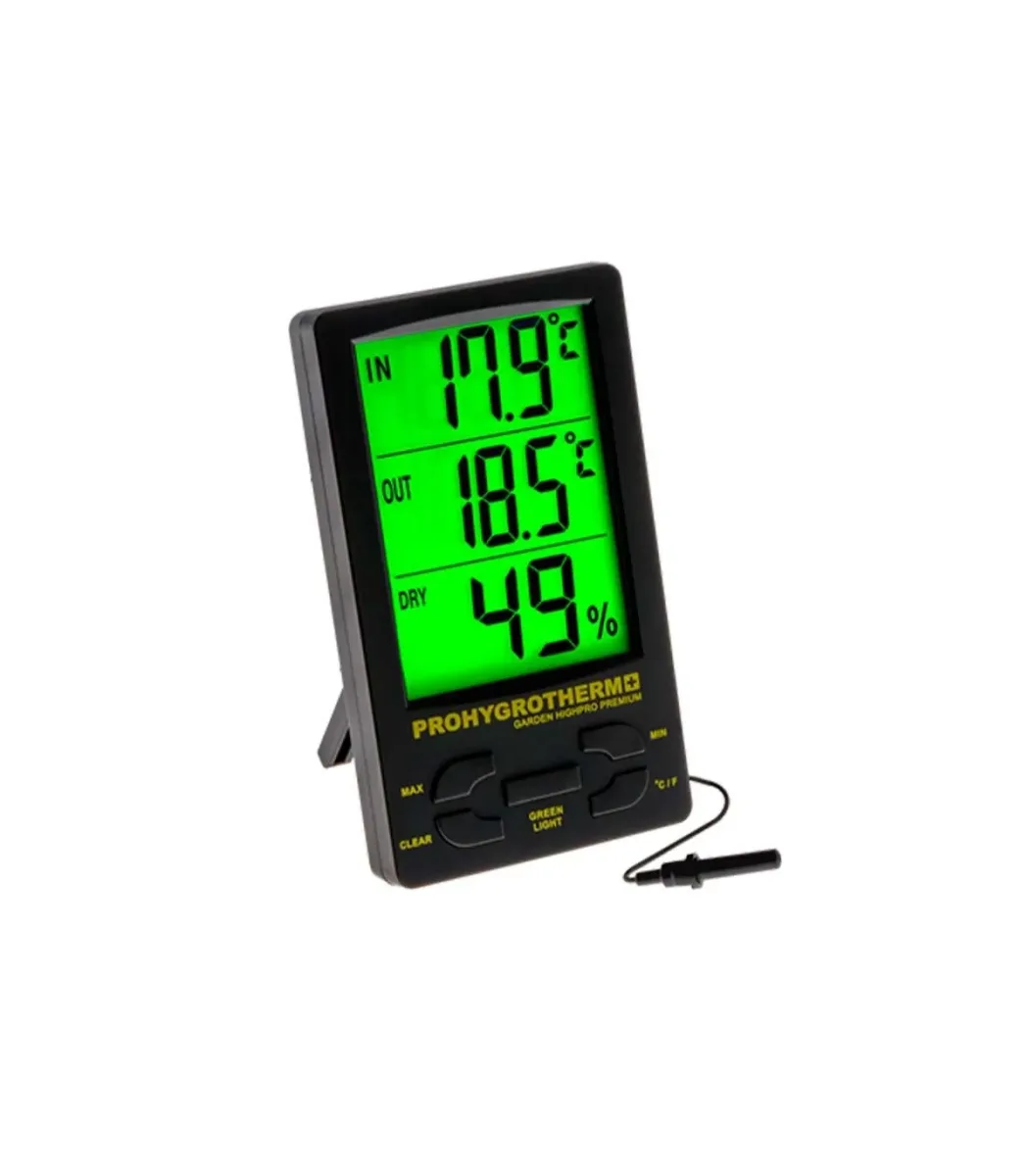 Termohigrometro con Sonda Garden Highpro Profesional1