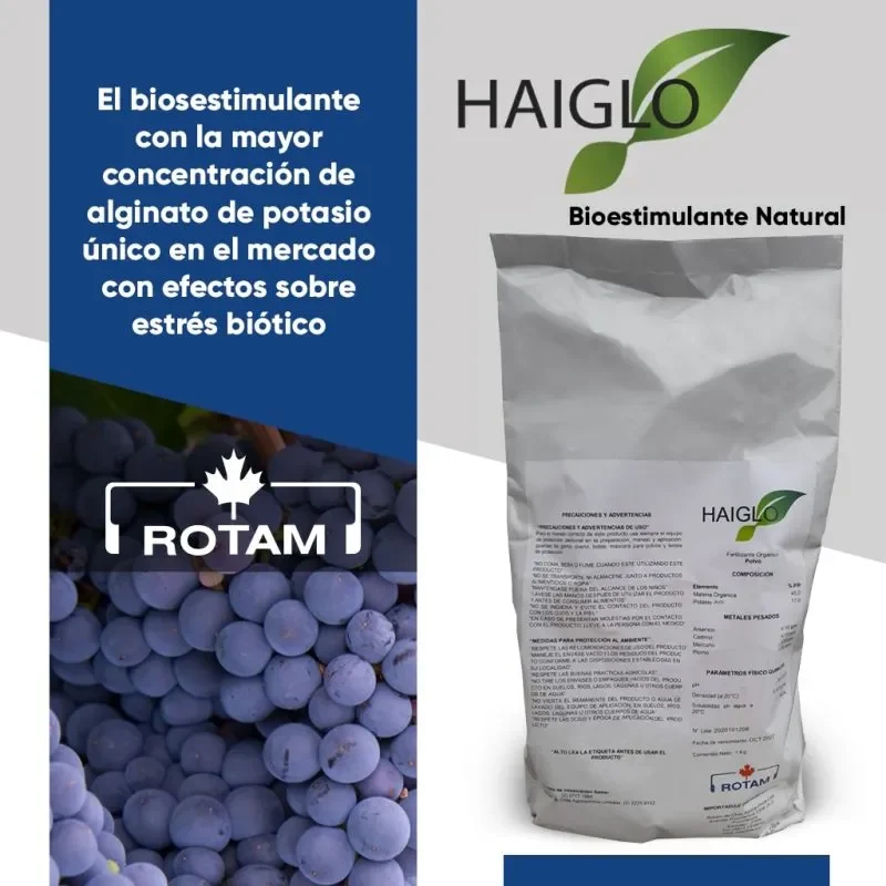Bioestimulante en polvo Haiglo en base a algas 1 kilo1