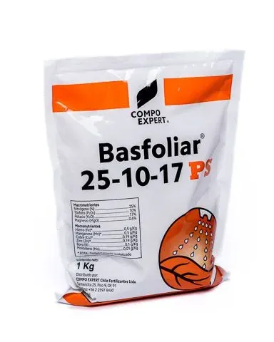 Basfoliar Polvo soluble 25-10-17 PS bolsa 1 kg2