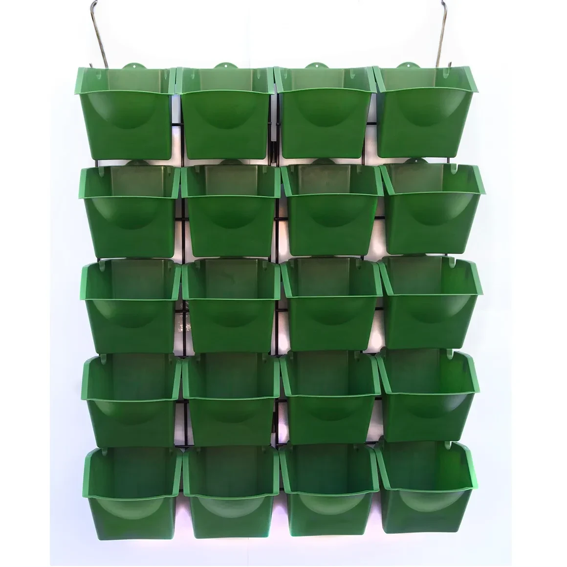 Vertical de Plastico Autoregante 20 Macetas Verde Kit3