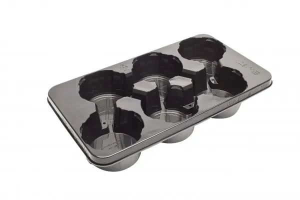 Bandeja con 6 Macetas 1.5 LTRS C/U Kit2