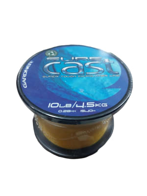 NYLON GARDNER SUPER CAST 0.28 mm 1540 m 10 lbs 4.5 KG AMARILLO