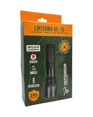 LINTERNA LUZ ROJA DEFENSOR KIT COMPLETO 18-14