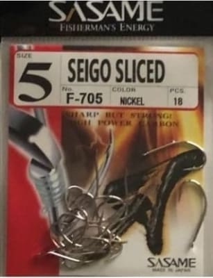 ANZUELO SASAME SEIGO SLICED F-705 #5