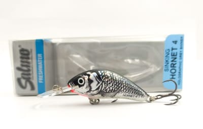 SEÑUELO SALMO HORNET HOLOGRAPHIC GREY SHINER  4 CM SI HGS