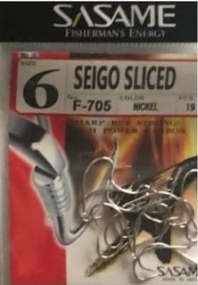ANZUELO SASAME SEIGO SLICED F-705 # 6