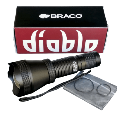 LINTERNA BRACO DIABLO SOLA LUZ ROJA