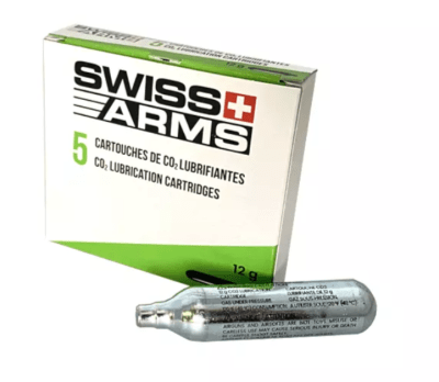 CO2 SWISS ARMS 5 UNIDADES LUBRICADOS