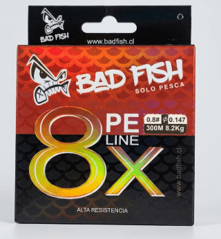 MULTIFILAMENTO BADFISH 0.8 0.147 VERDE