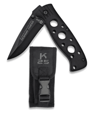 Navaja Tactica K25 Mango Negro #10876
