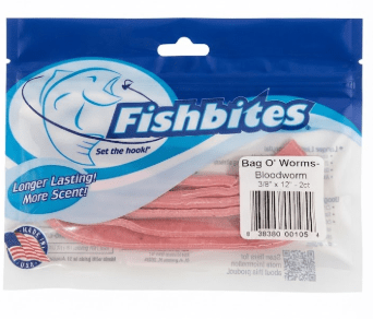 FISHBITES BAG O WORMS BLOODWORM