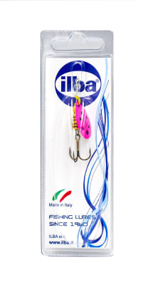 SPINNER ILBA TONDO FLUO # 1 3 GRS PINK BLACK