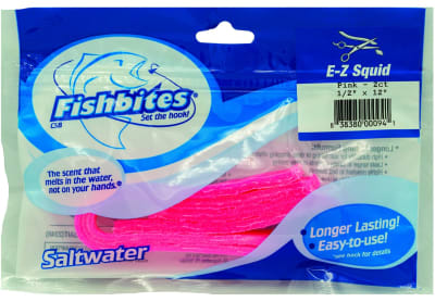 FISHBITES E-Z SQUID PINK 1/2X12